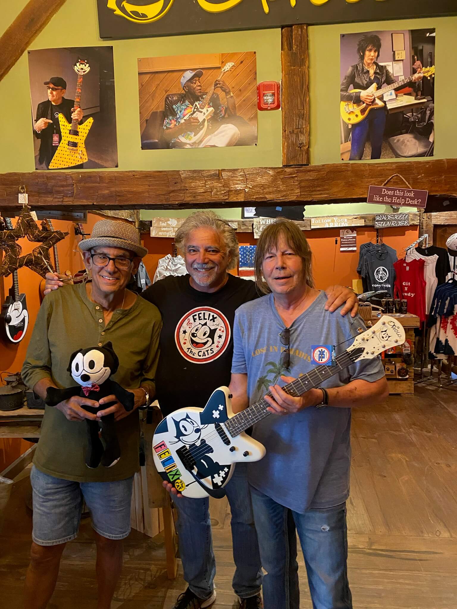 Don Oriolo with Pat Travers and Liberty DeVitto