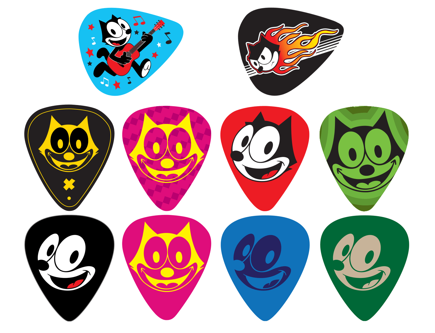 Felix Guitar Picks (Set 2)